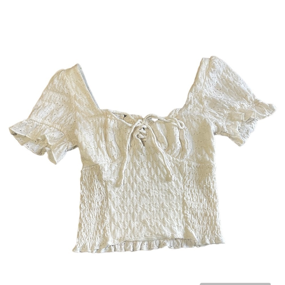 Urban Romantics Lace Up Crop Top Women’s Size S